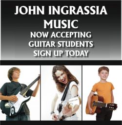 John Ingrassia Music Accepting Students Ad